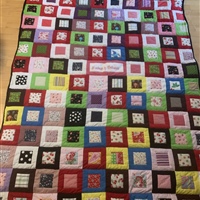 Patchwork Sommersteppdecke 160x200cm