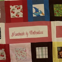 Patchwork Sommersteppdecke 160x200cm